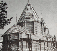 Строительство храма-часовни Кирилла и Мефодия, г. Велиж. 2007 г.