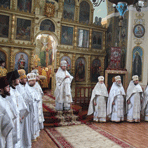 Никодим в Свято-Николаевском соборе Старобельска